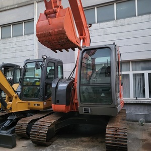 Promotionnel à chaud Hitachi ZX75 Mini Excavatrice 7 Tonnes Hydraulique Chenille Machine Isuzu Moteur Boîte De Vitesses PLC Core Composants Inclus - Product Image 4