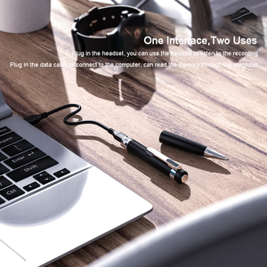 Stylo d'écriture numérique multifonction Enregistreur vocal Stylo d'enregistrement audio <span class=keywords><strong>Dictaphone</strong></span> pour réunion d'affaires - Product Image 6