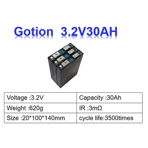 Gotion 3.2V 30Ah Prismatic LFP Lithium Iron Phosphate Battery Cell for <b>Energy</b> <b>Storage</b> <b>System</b> Ion Batteries Pack - Product Image 2