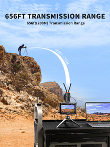Lemorele R100 Plus 1080P Kit Émetteur-Récepteur <span class=keywords><strong>HDMI</strong></span> Sans Fil 200m pour Caméra, Téléphone, Ordinateur avec Batteries - Product Image 6