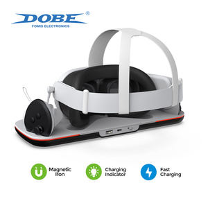 Station de charge multifonctionnelle DOBE pour <span class=keywords><strong>casque</strong></span> de réalité virtuelle <span class=keywords><strong>Meta</strong></span> <span class=keywords><strong>Quest</strong></span> 3 3S et accessoires de manette de jeu - Product Image 2