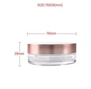 20g Portable Plastic Empty Cosmetic Setting Powder Box Spot <b>Elastic</b> Mesh <b>Belt</b> for Loose Powder Sub Packaging Practical - Product Image 2