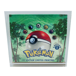 Boîte de <span class=keywords><strong>booster</strong></span> de jeu de cartes à collectionner Pokémon, boîte de <span class=keywords><strong>booster</strong></span> de cartes Pokémon en acrylique transparent avec couvercle coulissant - Product Image 2