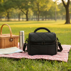 <span class=keywords><strong>Sac</strong></span> isotherme <span class=keywords><strong>de</strong></span> pique-nique léger en Oxford avec doublure en PEVA, écologique, imperméable, doux et rembourré - Product Image 4