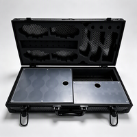 Étui portable en aluminium et acrylique transparent pour toupies, boîte de présentation et de collection, lanceur de combat et accessoires