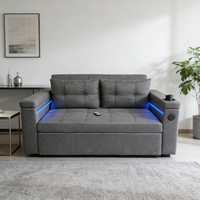 Fauteuil simple japonais personnalisé, éponge haute densité, canapé-lit simple, écologique, durable, pliable