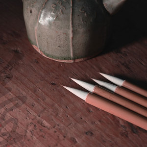 <span class=keywords><strong>Pinceau</strong></span> à <span class=keywords><strong>encre</strong></span> extra large avec poils <span class=keywords><strong>de</strong></span> chèvre naturels pour la peinture et la calligraphie chinoise, manche long - Product Image 2