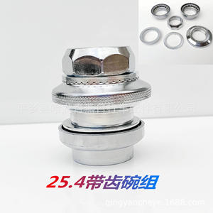 Componente de Horquilla Delantera para Bicicleta, 25.4mm, Negro, Electrochapado, Alta Resistencia - Product Image 3