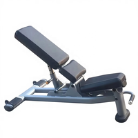 Banc de musculation réglable en acier avec logo personnalisé, banc multifonctionnel réglable, banc d'entraînement de luxe