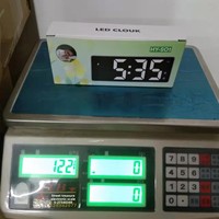 Spiegeloberflächen-ABS Batteriebetriebene Countdown-Uhr Multifunktionale Leuchtende Instagram-Style Geräuschlose Digitale Elektronische Smart-Uhr