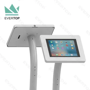 Stand Kiosk LSF01-C 7-10 Inch Security Floor Free Standing Tablet Kiosk Display Stand Lockable Anti-theft Tablet PC Kiosk For IPad Android