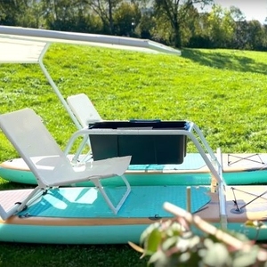 สายวงกลมเป่าลมไฟฟ้าวัสดุพีวีซีน้ำหนักเบาเรือเร็วใช้ในบ้านขับเคลื่อนเที่ยวชมการล่องเรือท่องเที่ยว - Product Image 4