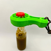 Ouvre-bouteille multifonction 5 en 1, portable, réutilisable, léger, en plastique durable, outil de cuisine domestique, conception ergonomique
