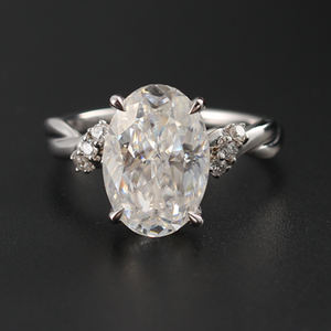 טבעות נישואין צבעוניות משובצות יהלומים מתוצרת מיי-יי הסינית, זהב 9/10/14/18 קראט, טבעת מוסאנייט בהתאמה אישית במחיר מפעל - Product Image 1