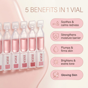 PDRN Serum 10000ppm Salmon DNA Pink Peptide Glow Serum Skin Barrier Repair Glass Skin Hydrating Anti Aging Korean Skincare - Product Image 2