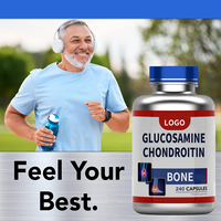 OEM/ODM glucosamine chondroïtine Msm glucosamine Hcl sulfate de glucosamine vitamine D3 et calcium