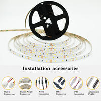 Bande LED 2835 5m 10m en rouleau DC 24V 12V 60 LED Optionnel PCB 5/8/10mm Blanc 2700K 3000K 4000K 6500K pour éclairage domestique et vitrine