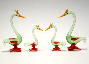 Handmade Colored Blown Glass Dome Animal Theme Home Decor Rajasthan Tiny Glass World <b>Easter</b> Christmas April Fool's Day Chinese - Product Image 5