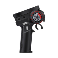 Transmisor RC HotRC CT-10B de 10 Canales con Pantalla a Color y Receptor F-10A, Sistema de Radio de Plástico para Juguetes de Control Remoto, Modelo para Mayores de 14 Años
