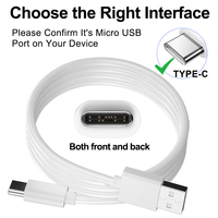Cable USB C de Alta Velocidad 5V2A, Cable de Datos de Carga Rápida Tipo C para iPhone 15 16 17