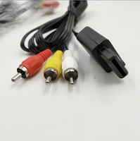 Câble AV composite pour GameCube N64 SFC SNES, sortie AV multi-prises vers 3 RCA Rouge Blanc Jaune, câble audio-vidéo en gros