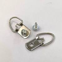Vente en gros de 100 jeux de petits crochets anneaux suspendus monotrou en or et argent dans une boîte