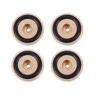 Kaki Kerucut Audio dari Baja Tahan Karat yang Diproses dengan CNC Presisi dengan Peredam Getaran untuk Sistem HiFi dan Optimalisasi Akustik.