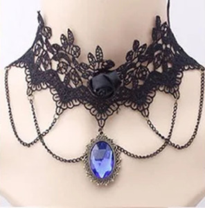 Collana Girocollo a Catena Vintage Gotica da Donna con Ciondolo a Farfalla Personalizzato Stile Punk Massiccio Materiale Principale Lega - Product Image 2