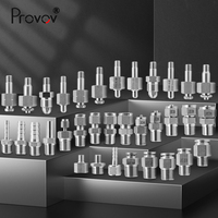 Régulateur de pression de gaz double manomètre en acier inoxydable 316L pour hydrogène, hélium, argon, azote, oxygène et gaz chimiques