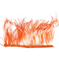 Garniture de plumes d'autruche blanche de haute qualité, 1 pièce, 10-15CM, garniture de vêtement, vente en gros
