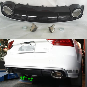 Ricambi Auto RS7 stile diffusore paraurti posteriore per <span class=keywords><strong>Audi</strong></span> <span class=keywords><strong>A7</strong></span> 2015 2016 <span class=keywords><strong>2017</strong></span> 2018 - Product Image 5