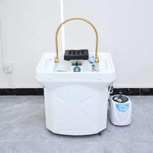 Professional Hair Washing Portable White Shampoo Sink Bowl with Spa Head Water Circulation Therapy and 60L Water Storage - Product Image 5