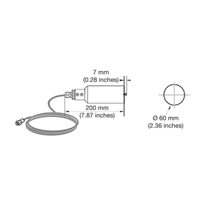 Sonde d'immersion de turbidimétrie HACH Solitax T-line Sc 0,001-4000 NTU PVC Certifiée CE/MCERTS Câble de 10 m Modèle LXV423.99.10000 - Product Image 2