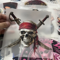 Transferencias DTF personalizadas de leopardo, lazo y calavera de toro, parches termoadhesivos y etiquetas al por mayor para moda boho, rodeo, festivales de música y estilo western