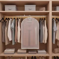 Housse de vêtement translucide en PEVA, directement de l'usine |   Sac de rangement pliable pour vêtements, imperméable, anti-poussière, écologique et réutilisable