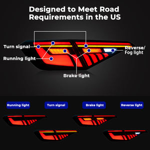 Pour <span class=keywords><strong>Honda</strong></span> pour <span class=keywords><strong>Civic</strong></span> berline 11e génération <span class=keywords><strong>2022</strong></span>-2023 feux arrière LED feu arrière dynamique rvb avec accessoires de clignotant - Product Image 3