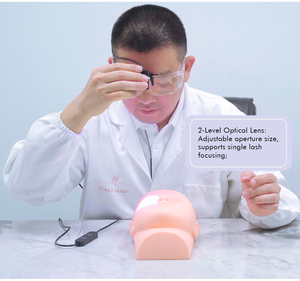 Lámpara UV de Curado Pinky Leem de 5W para Extensiones de Pestañas, Marco Metálico, Portátil, con Gafas Protectoras, Servicio OEM con Logotipo Personalizado - Product Image 6