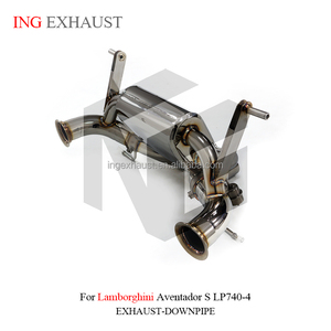 ระบบท่อไอเสียสเตนเลส ing สำหรับรถแลมโบกินีอเวนทาดอร์ LP740-4 LP700-4 LP750-4 <span class=keywords><strong>V12</strong></span> svj 6.5พร้อมท่อวาล์ว - Product Image 6