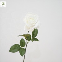 Hochwertige Künstliche Diana-Rosenknospen Realistische Blumen Handfeuchtigkeitsspendende Rosen Hochzeits-Dekorationsblumen Brautsträuße