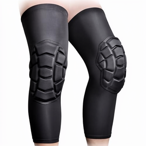 Genouillères en néoprène avec rembourrage, absorption des chocs, protection pour le basketball, toutes saisons, unisexe, design à enfiler - Product Image 1