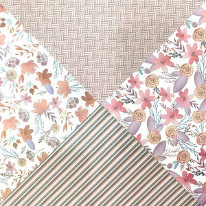 Pack de papier pour scrapbooking GF Love Violet Bloom Design, 12 motifs, 6x6 pouces, carton épais, <span class=keywords><strong>origami</strong></span>, artisanat fait main, bricolage - Product Image 6