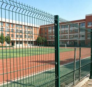 Valla de malla curva 3D duradera, valla de alambre soldado curvado, <span class=keywords><strong>barrera</strong></span> de seguridad de acero galvanizado para escuelas y estacionamientos - Product Image 3