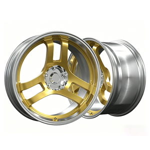 ล้อฟอร์จสีทองขัดเงา 4 ก้าน สำหรับ M5 แบบกำหนดเอง - Product Image 2