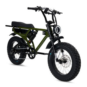 Bicicleta Eléctrica de Montaña con Motor Trasero sin Escobillas de 1000W, 20 Pulgadas, Suspensión Completa, Híbrida Urbana, 7 Velocidades, Aleación de Aluminio, Neumáticos Gruesos para Grava - Product Image 1