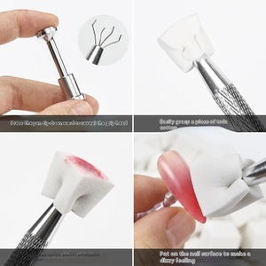 Éponge Applicatrice de Vernis à Ongles Mei Soft Gradient Blending pour Salon et DIY, 50-100 Pièces, Éponges Carrées Solides pour Gel Polish - Product Image 4