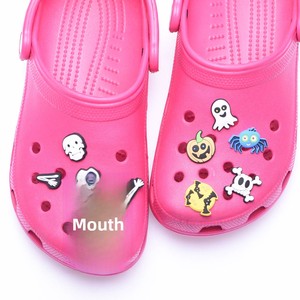 Changchen Halloween Skull Croc pour accessoires <span class=keywords><strong>de</strong></span> chaussures, breloques creuses DIY, embellissements, boucles, patchs en PVC - Product Image 5