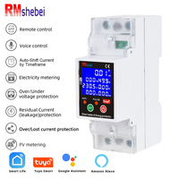 El disyuntor RMshebei puede controlar más de 300 voltajes Wifi interruptor disyuntor inteligente medidor de energía Modbus Rtu Tuya Meter
