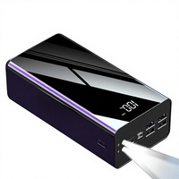 Modèle 261, Vente en gros directe usine transfrontalière, Batterie externe d'extérieur grande capacité 50000mAh 100000mA, Charge rapide 2A, Sans sortie