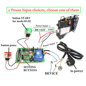 Placas de Relés Digitales Inteligentes de 12 V CC con Control de Temporizador, Mini Placa de Circuito de Temporizador de Cuenta Regresiva Jy-15a - Product Image 5
