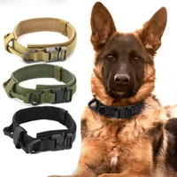 Laisse de chien tactique réglable, en nylon durable, pour la marche et l'entraînement, accessoire pour animaux de compagnie avec impression personnalisée, écharpe décorative